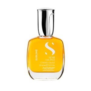 Alfaparf Milano Semi di Lino Sublime Cristalli Liquidi Óleo Capilar com Proteção Térmica – todos os tipos de cabelos - Protege e ilumina - Fórmula vegana – Qualidade Profissional de salão 30ml