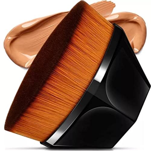 Pincel Mágico Hexagonal Base Maquiagem Tiktok Flawless Brush (Marrom) BIM STORE. COMPRE JÁ!